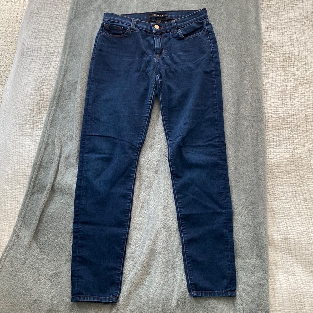 🧡 J Brand Skinny Jeans in Ink Blue! Size 27 Designer Denim